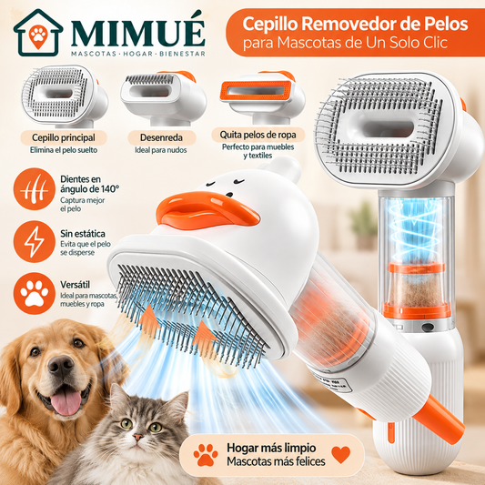 Peine Quitapelos con Aspiración 4 en 1 MIMUÉ™
