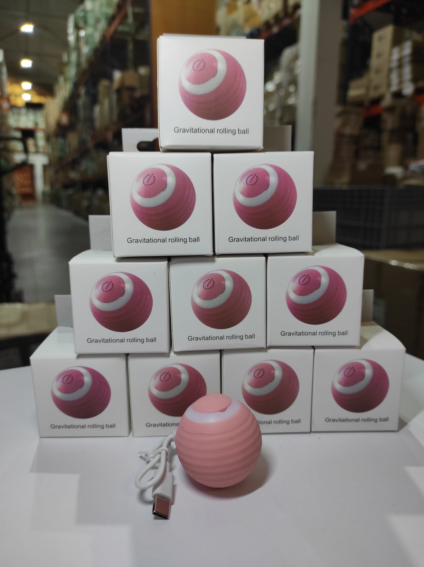 Bola de Juguete Interactivo para Gatos Rosa - additional image 8